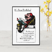 年を取れば取るほど… カード (黄色い花)