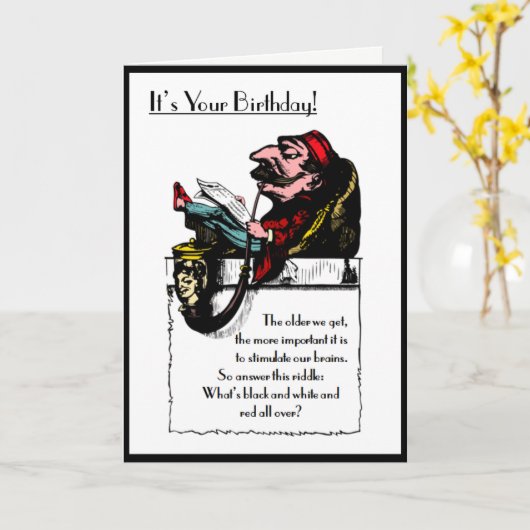 年を取れば取るほど… カード (黄色い花)