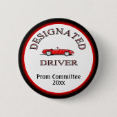 年を指定したドライバー 缶バッジ (正面)