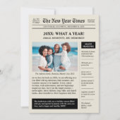 年を振り返って　～明けましておめでとうございます～　新聞 シーズンカード (正面)