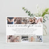 年を振り返るすばらしいフォトコラージュ シーズンカード (スタンド正面)