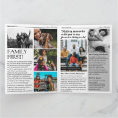 年を振り返る マガジン 挨 カード (内部)