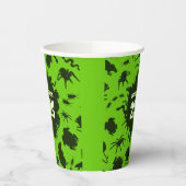 年を追加するハッピーハローウィン濃い不気味なクローリー 紙コップ (左)