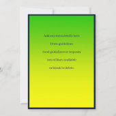 年を追加 テキスト、コオカブッラ オーストラリア パーティー 招待状 (裏面)