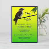 年を追加 テキスト、コカブーラ オーストラリア パーティー 招待状 (スタンド正面)