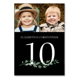 年を通して写真のテー結婚ブル番号記号 テーブルナンバー