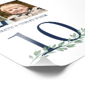 年を通して写真のテー結婚ブル番号記号 フォトプリント            (角)