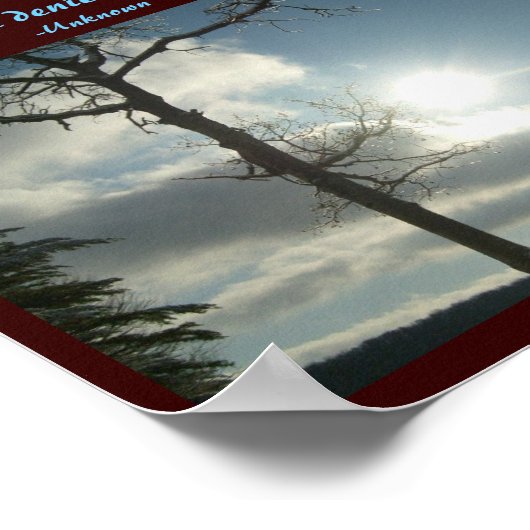 年を重ねることを後悔しない…引用文ポスター ポスター (角)