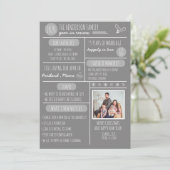 年インレビュー家族おもしろいホリデーカード シーズンカード (スタンド正面)