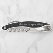 年エレガントを取ると酒が好くなる ソムリエナイフ (裏面)