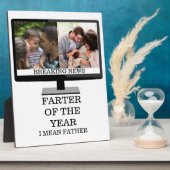 年カスタムのテレビのファーターおもしろいパパ2の写真 フォトプラーク (側面)