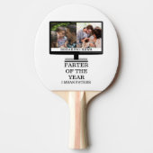 年カスタムのテレビのファーターおもしろいパパ2の写真 卓球ラケット (正面)