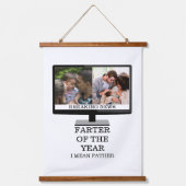 年カスタムのテレビのファーターおもしろいパパ2の写真 吊り下げ型タペストリー (正面)