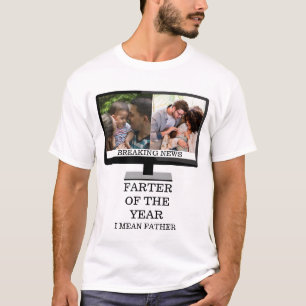 年カスタムのテレビのファーターおもしろいパパ2の写真 Tシャツ