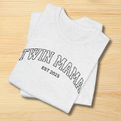 年カスタムツインママTシャツ、疲れたママ トライブレンドＴシャツ