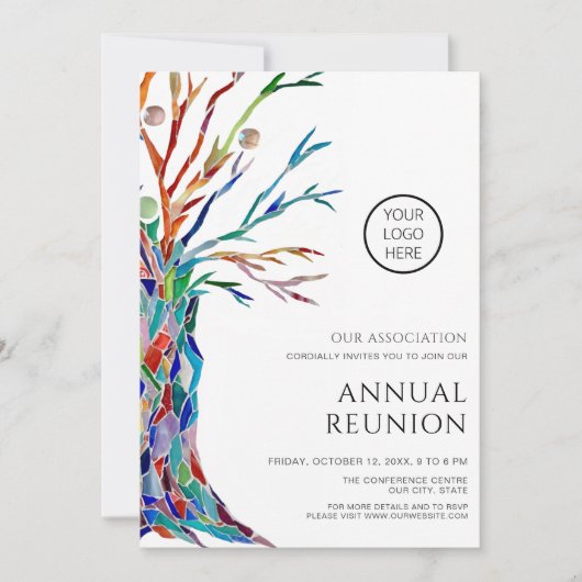 年カスタム懇親会 招待状 (正面)