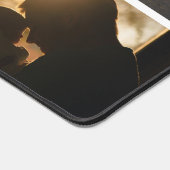 年カスタム父の日の父のコラージュ デスクマット (コーナー)