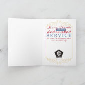 年カスタム間の一般社員記念カード カード (内部)