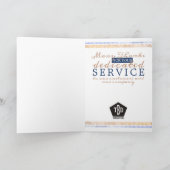 年カスタム間の一般社員記念カード カード (内部)