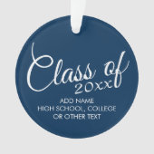 年カスタム高校のクラス オーナメント (正面)