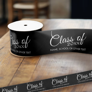 年カスタム高校のクラス グログランリボン