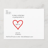 年カレンダー2018日付ポストカードの保存 案内ポストカード (裏面)