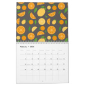 年カレン図解入りの、写真付きのダー カレンダー (2月 2026)