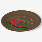 年クワンツァロウソクを追加9» ペーパープレート (アングル)