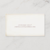 年クール齢ヴィンテージ男の黒い通話カード コーリングカード (裏面)