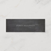 年クール齢ヴィンテージ男の黒い通話カード コーリングカード (正面)