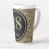 年スタイリッシュ別の特別な誕生日マグギフト18th カフェラテマグ (右アングル)