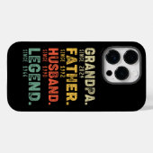年パーソナライズされたおじいちゃん父の伝説 Case-Mate iPhoneケース (裏面 (横))
