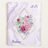 年パーソナライズされたごとの日付プランナー プランナー手帳 (正面)