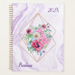 年パーソナライズされたごとの日付プランナー プランナー手帳