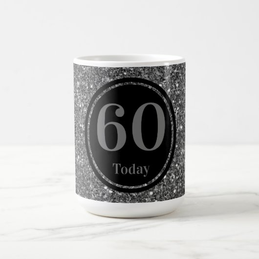 年パーソナライズされた別の誕生日マグ60日 コーヒーマグカップ (中央)