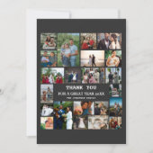 年パーソナライズされた末22枚の写真コラージュ シーズンカード (正面)