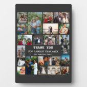 年パーソナライズされた末22枚の写真コラージュ フォトプラーク (正面)