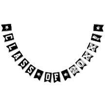 年パーソナライズされた表記の卒業クラス（黒）