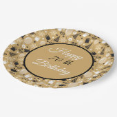 年パーソナライズされた誕生日 ペーパープレート (アングル)