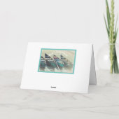 年パーソナライズされた齢を問わないカヌー カード (裏面)