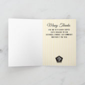 年フェイクカードの金ゴールドエンブレム従業員 カード (内部)