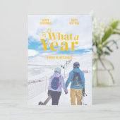 年モダンのレビュー休日の写真カード シーズンカード (スタンド正面)