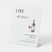 年モダンを経てエレガントは酒の好きが増す 台座サイン (正面)