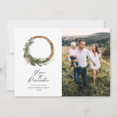 年モダンミニマルは休日の植物学を覚える シーズンカード (正面)