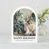 年モダンレビューChristmas Holiday Arch 招待状 (スタンド正面)