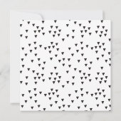 年モダン間フォトバースデーパーティーへの応援 招待状 (裏面)