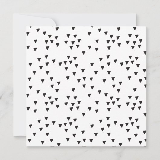 年モダン間フォトバースデーパーティーへの応援 招待状 (裏面)