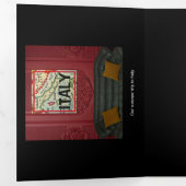 年レビュー写真コラージュ3つ折クリスマスカード 三つ折りクリスマスカード (内部最初)