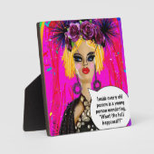 年上の人の中には誰もが年下の人がいる フォトプラーク (正面)