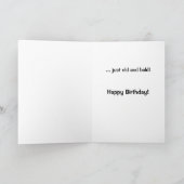 年上の誕生日カードを取るのは失礼だ。 カード (内部)